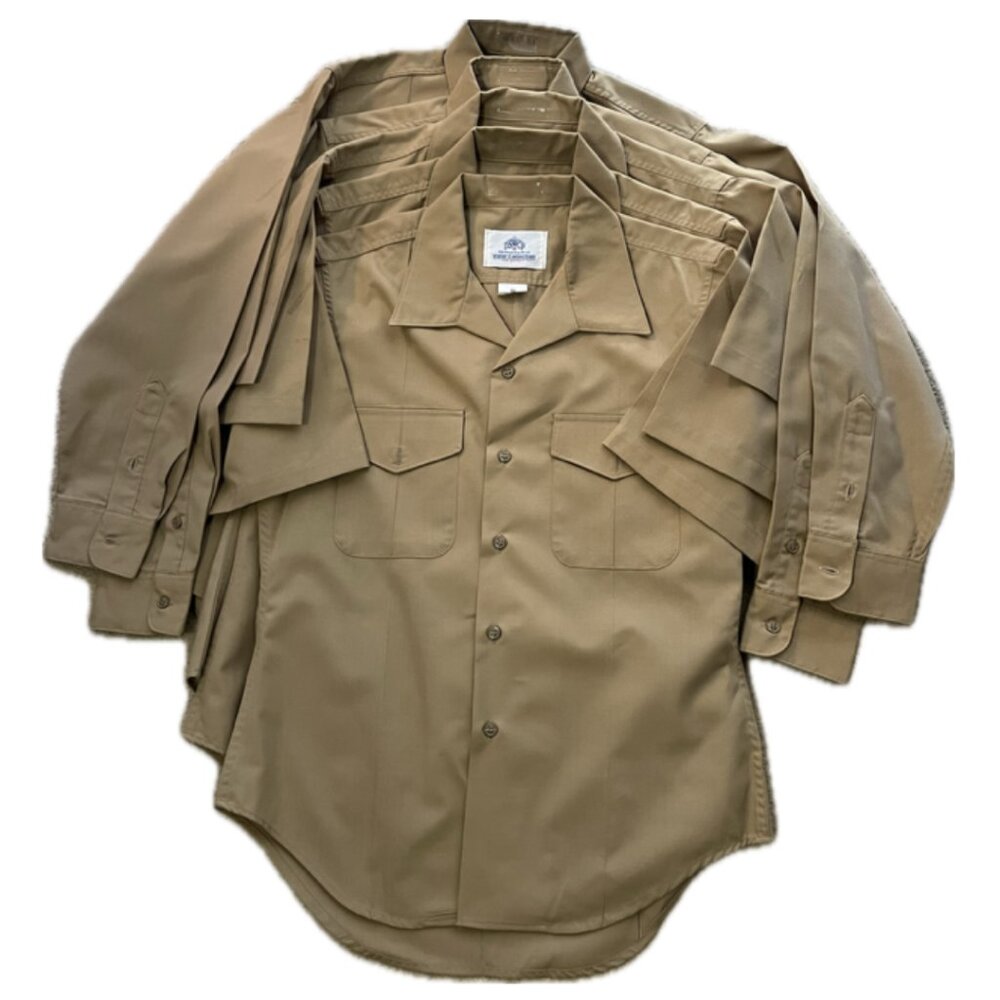 Lot of 5 USMC Khaki Shirts